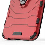 Spacecase X-Ring Oppo A12 czerwony