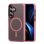 Spacecase Hybrid Fusion Mag Galaxy S25 pink