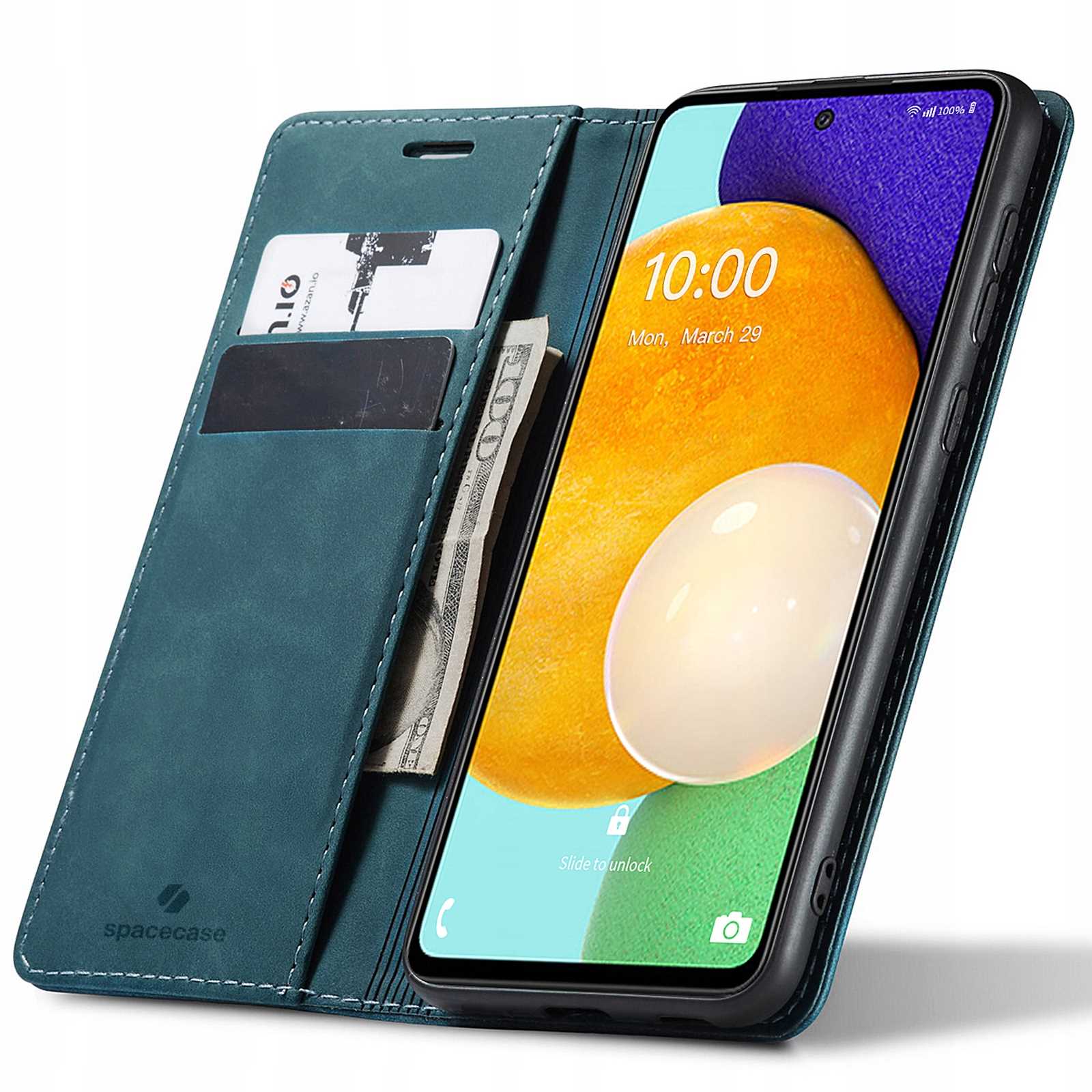 Spacecase Wallet Galaxy A53 blue
