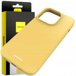 Spacecase Silicone Case iPhone 14 Pro Max yellow