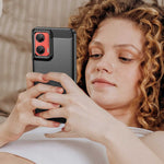 Spacecase Carbon Motorola G35 5G black