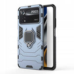 Spacecase X-Ring Poco X4 Pro 5G niebieski