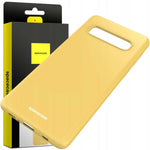 Spacecase Silicone Case Galaxy S10+ yellow