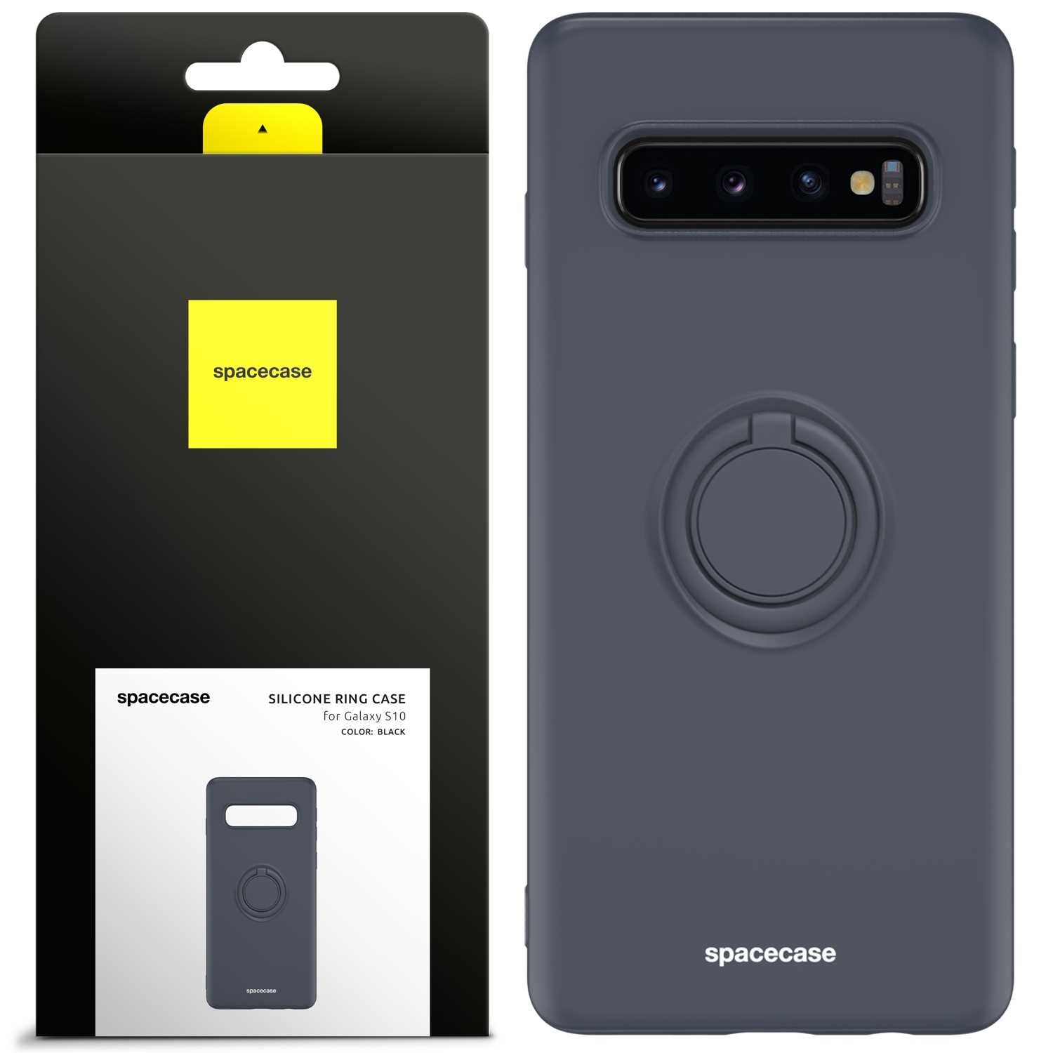 Spacecase Silicone Ring Galaxy S10 black