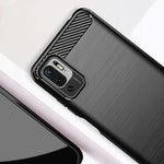 Spacecase Carbon Redmi Note 10 5G/Poco M3 czarny