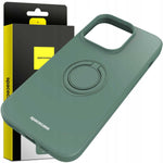 Spacecase Silicone Ring iPhone 14 Pro dark green