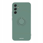 Spacecase Silicone Ring Galaxy A34 5G dark green