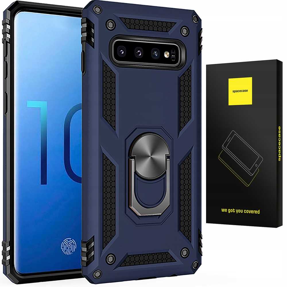 Spacecase Ring NX Galaxy S10+ niebieski