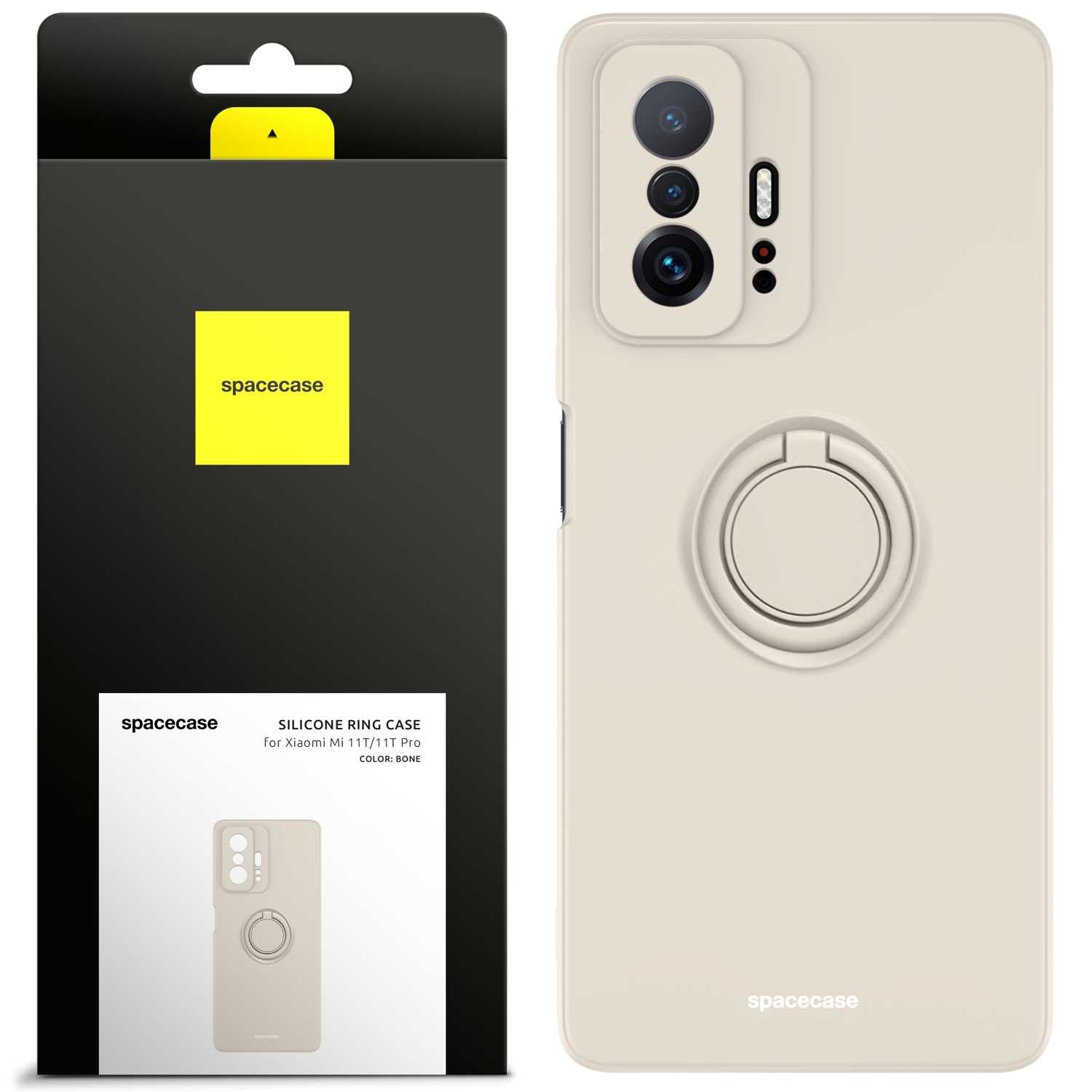 Spacecase Silicone Ring Xiaomi Mi 11T/11T Pro bone