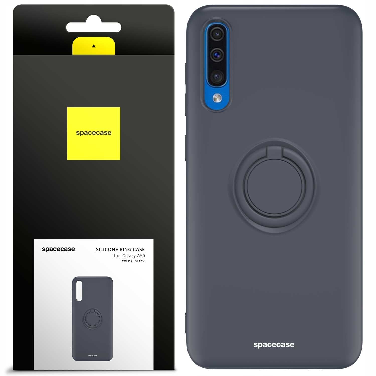 Spacecase Silicone Ring Galaxy A50 black