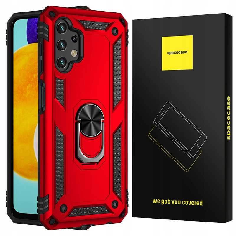 Spacecase Ring NX Galaxy A13 4G czerwony