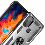 Spacecase Ring NX Motorola Moto G50 srebrny