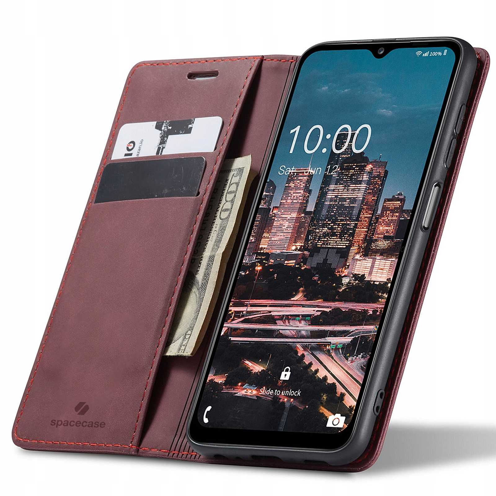 Spacecase Wallet Galaxy A14 5G red