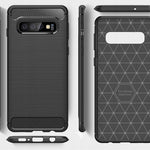 Spacecase Carbon Galaxy S10+ czarny
