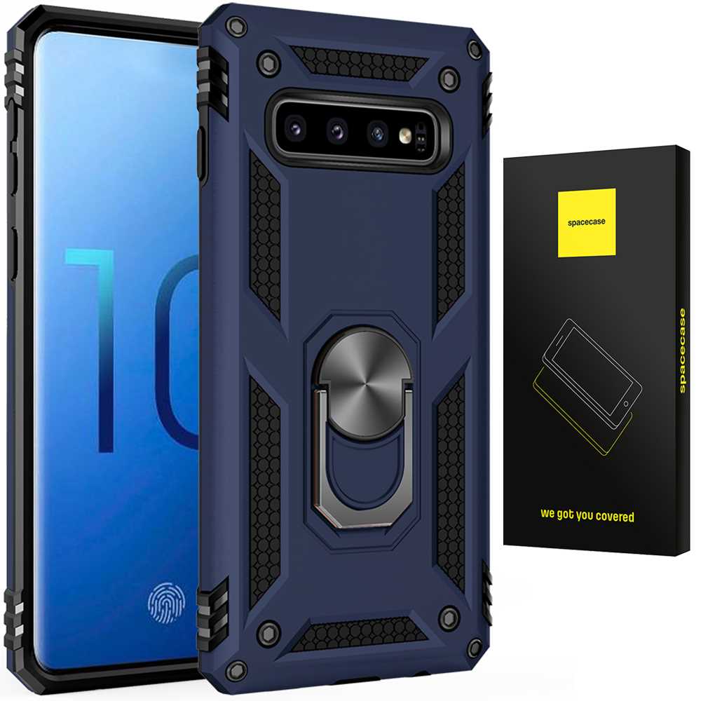 Spacecase Ring NX Galaxy S10 niebieski