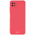 Spacecase Silicone Case Galaxy A22 5G red