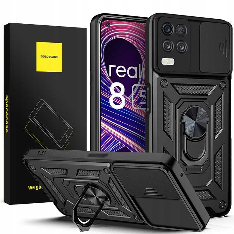 Spacecase Camring Realme 8 5G black