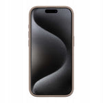 Spacecase Silicone Mag iPhone 15 Pro brown