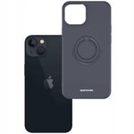 Spacecase Silicone Ring iPhone 13 Mini black