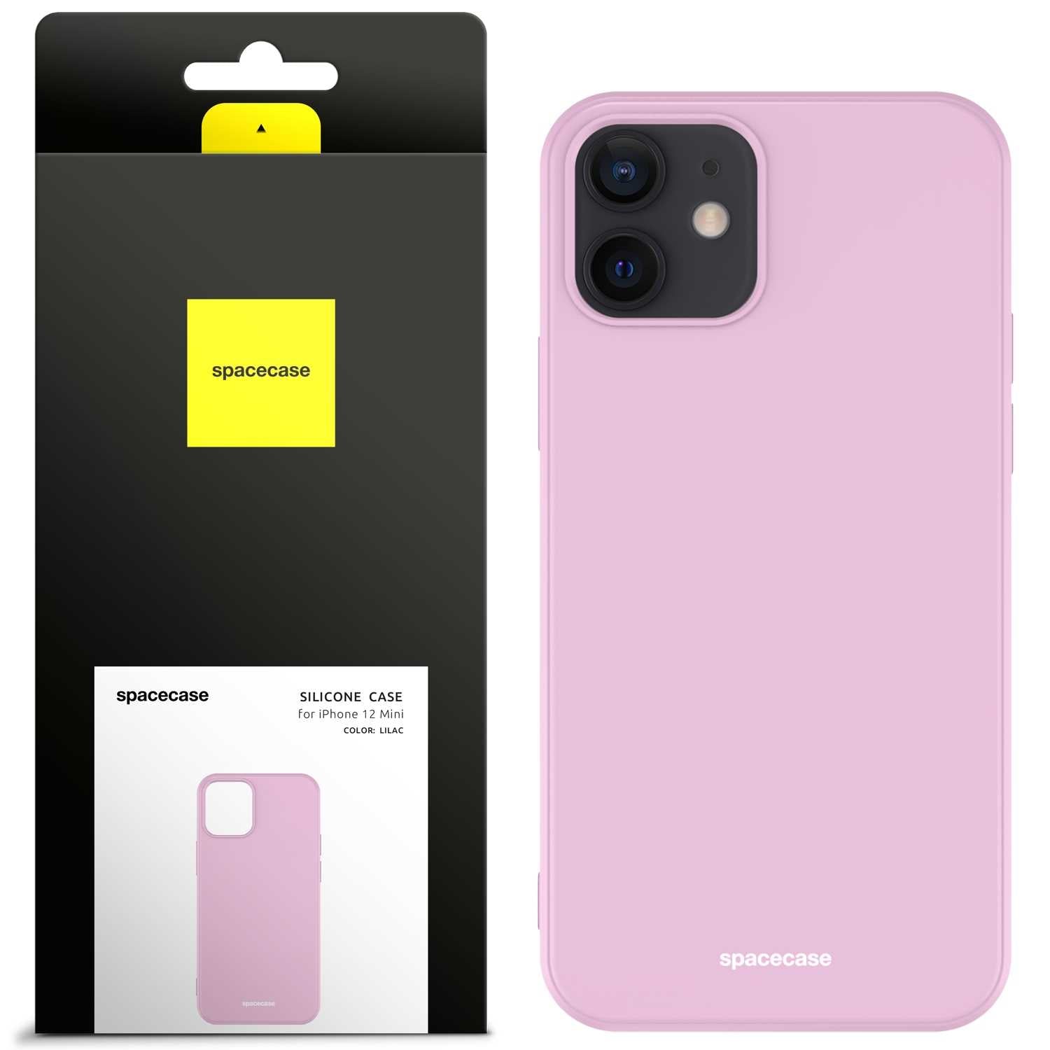 Spacecase Silicone Case iPhone 12 Mini lilac