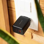 Spacecase USB Charger 65W GaN SC008B black
