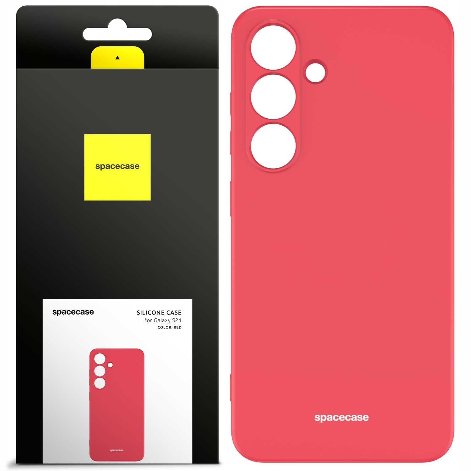 Spacecase Silicone Case Galaxy S24 red