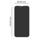 Spacecase Glass Privacy iPhone 13/13 Pro/14/16e/17e