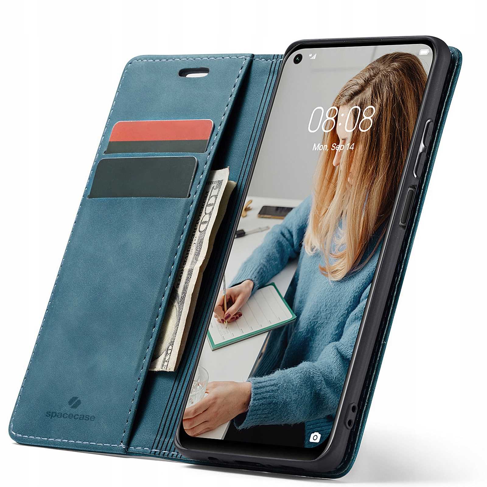 Spacecase Wallet Huawei P40 Lite blue