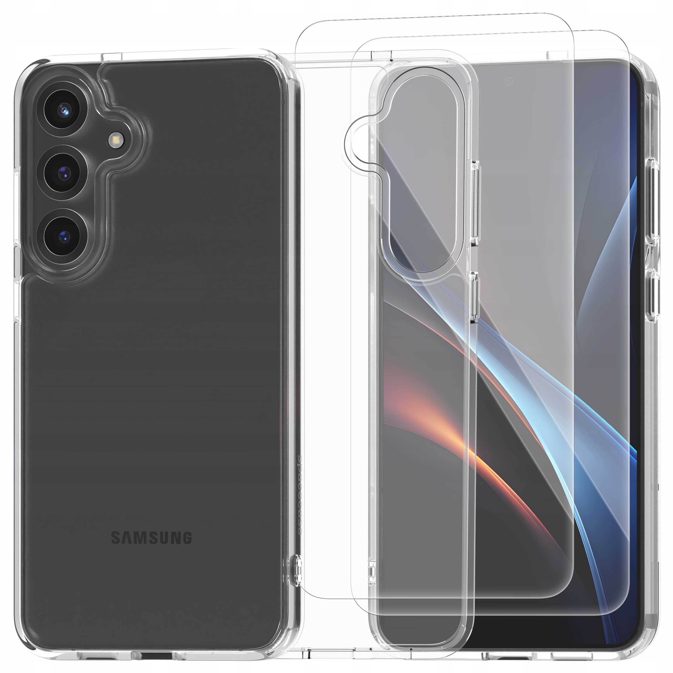 Spacecase Clear Hybrid Case Galaxy S25