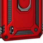 Spacecase Ring NX Motorola One Fusion+ czerwony