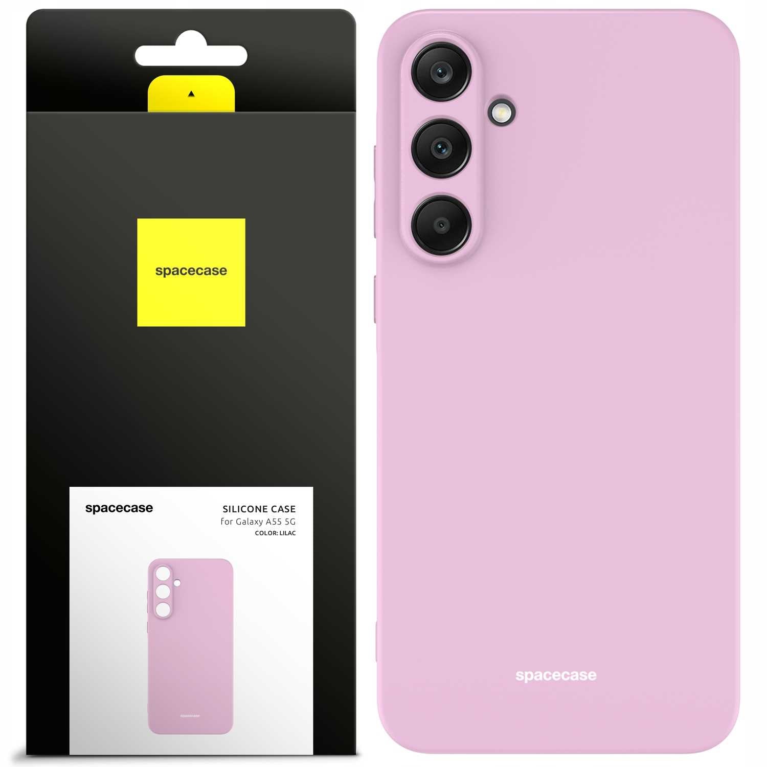 Spacecase Silicone Case Galaxy A55 5G lilac