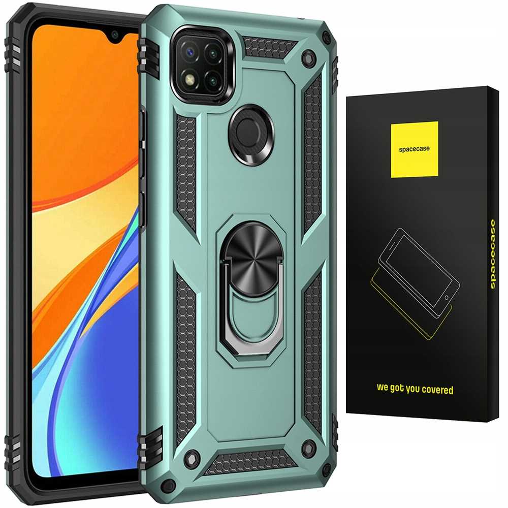 Spacecase Ring NX Redmi 9C/10A zielony