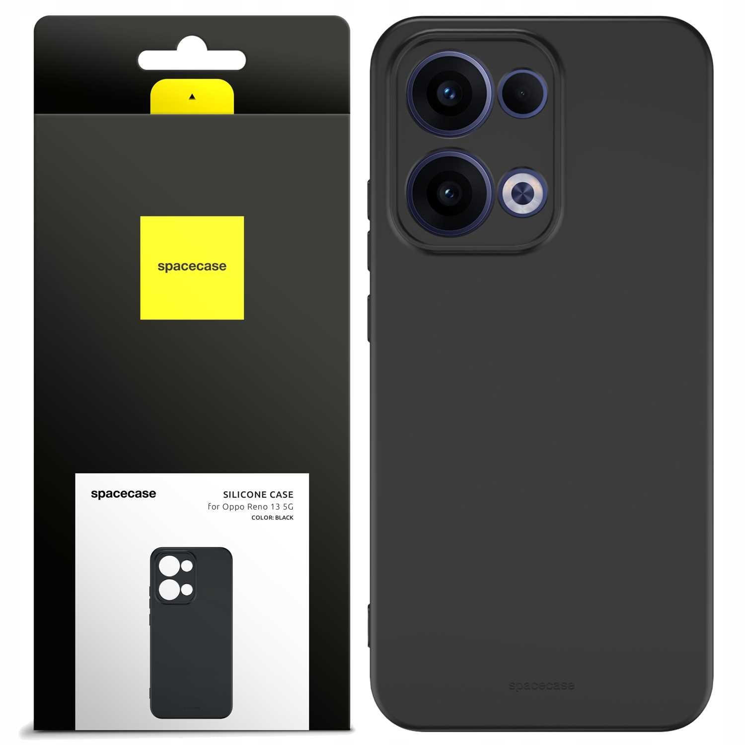 Spacecase Silicone Case 3.0 Oppo Reno13 5G black