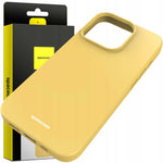 Spacecase Silicone Case iPhone 15 Pro yellow