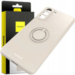 Spacecase Silicone Ring Galaxy S21 FE bone