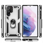 Spacecase Ring NX Galaxy S22 Ultra srebrny