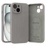 Spacecase Silicone Mag iPhone 15 stone