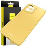 Spacecase Silicone Case Redmi Note 12 4G yellow