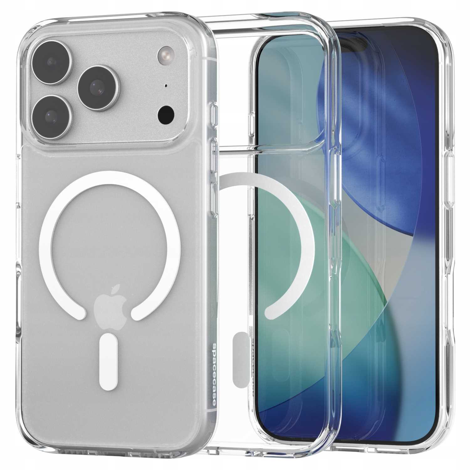 Spacecase Clear Mag iPhone 17 Pro Max white