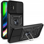 Spacecase Camring Moto G9 Plus black