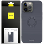 Spacecase Silicone Ring iPhone 13 Pro Max black
