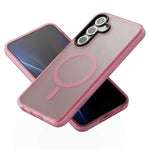 Spacecase Hybrid Fusion Mag Galaxy S25+ pink
