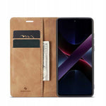 Spacecase Wallet Poco X7 Pro 5G light brown