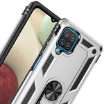 Spacecase Ring NX Galaxy A12 srebrny