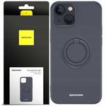 Spacecase Silicone Ring iPhone 13 Mini black