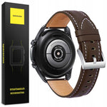 Spacecase Leather Strap 22 mm dark brown