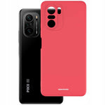 Spacecase Silicone Case Poco F3 / Mi 11i red