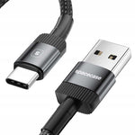 Spacecase USB-C Cable 2M 2.4A black