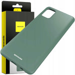 Spacecase Silicone Case Galaxy A51 dark green