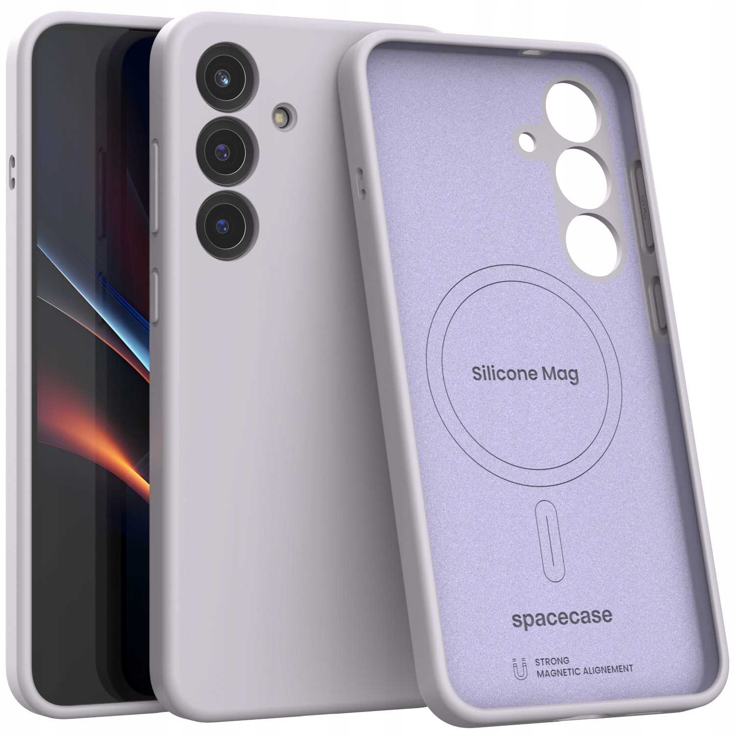 Spacecase Silicone Mag Galaxy S25+ light purple
